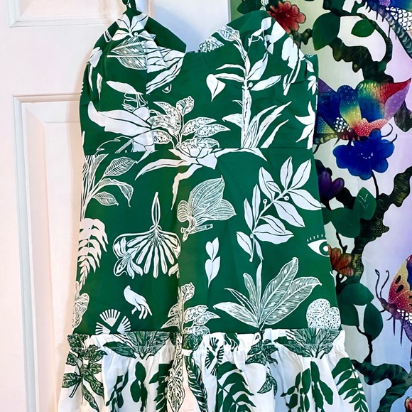 ๐บ๐HP๐๐บ NWT Farm Rio Forest Soul Mix Midi Dress - Picture 12 of 16